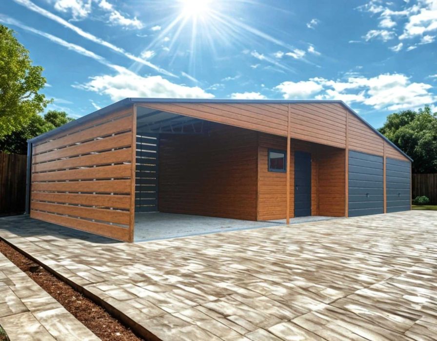 Garaż blaszany 12x6 Ostrołeka