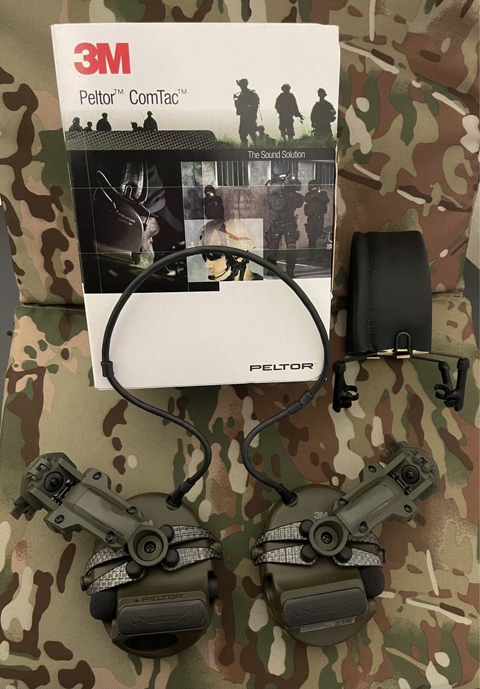 Військові‼️ Активні навушники 3M Peltor ComTac XPI + Кріплення