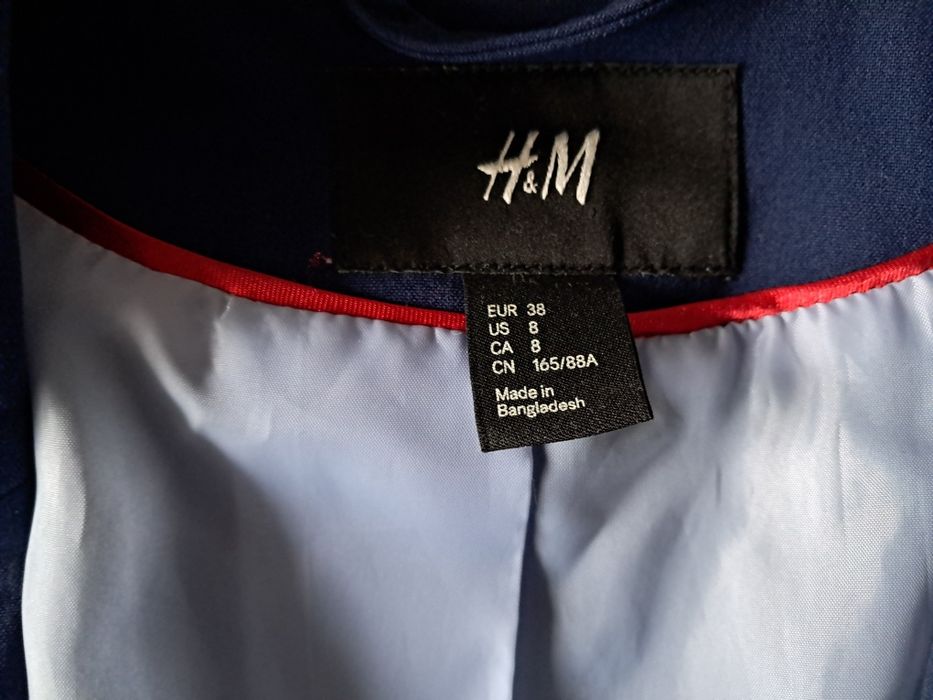 Marynarka granatowa H&M rozm 38