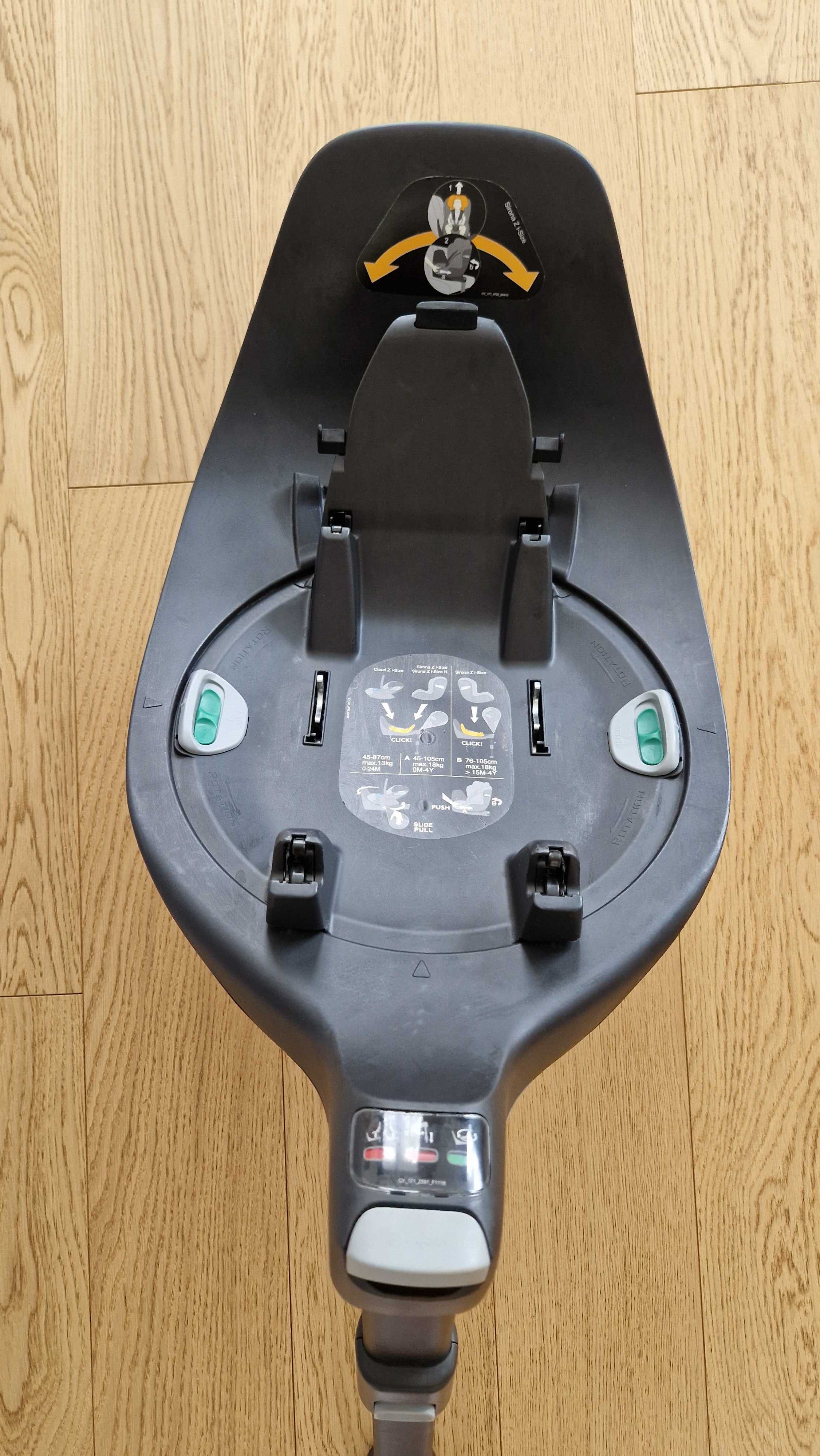 Nosidełko/fotelik Cybex Cloud Z i-Size | Baza Cybex Base Z | CZARNY |