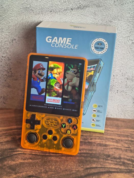 Consola R36S Plus 128GB - 20000 Jogos Incluídos