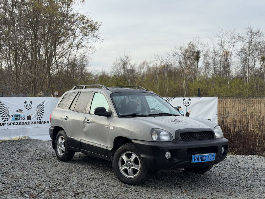 Hyundai Santa Fe 2.7 V6 ~ Automat ~ LPG ~ Skóry ~ Android ~ Hak ~ 2004