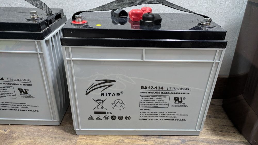 Акумулятори Ritar RA12-134 (12V 134Ah AGM)