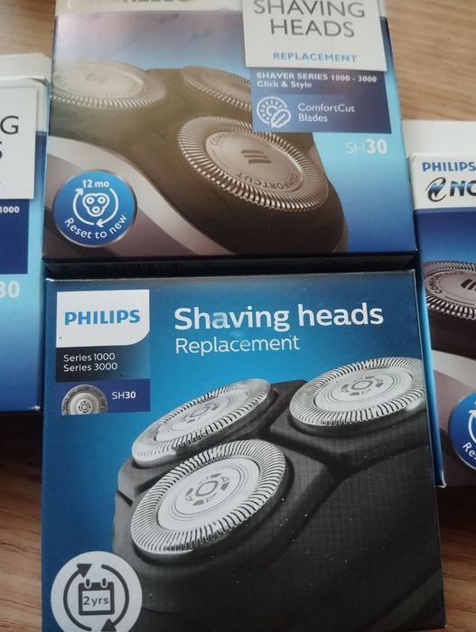 Комплект бритвенных головок для бритвы Philip SH30 Series 1000