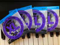 4 komplety Strun D'addario EXL115 Rozmiar 11-49