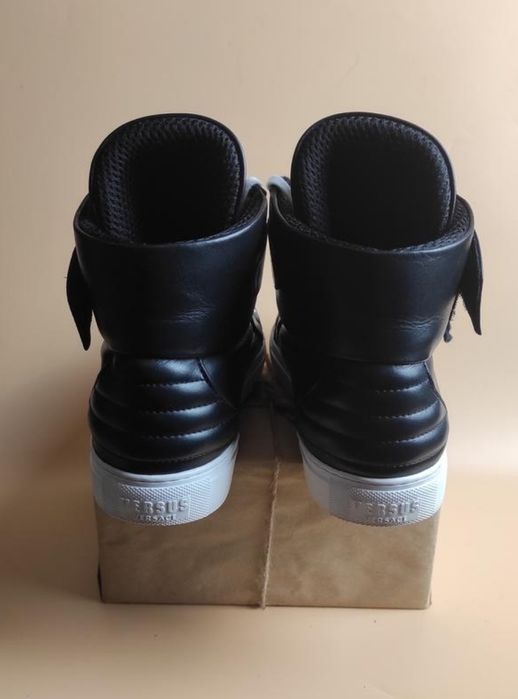 Versus Versace шкіряні високі кеди ботинки  р.41-42