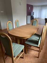 Stół jadalniany+6 krzeseł ZESTAW