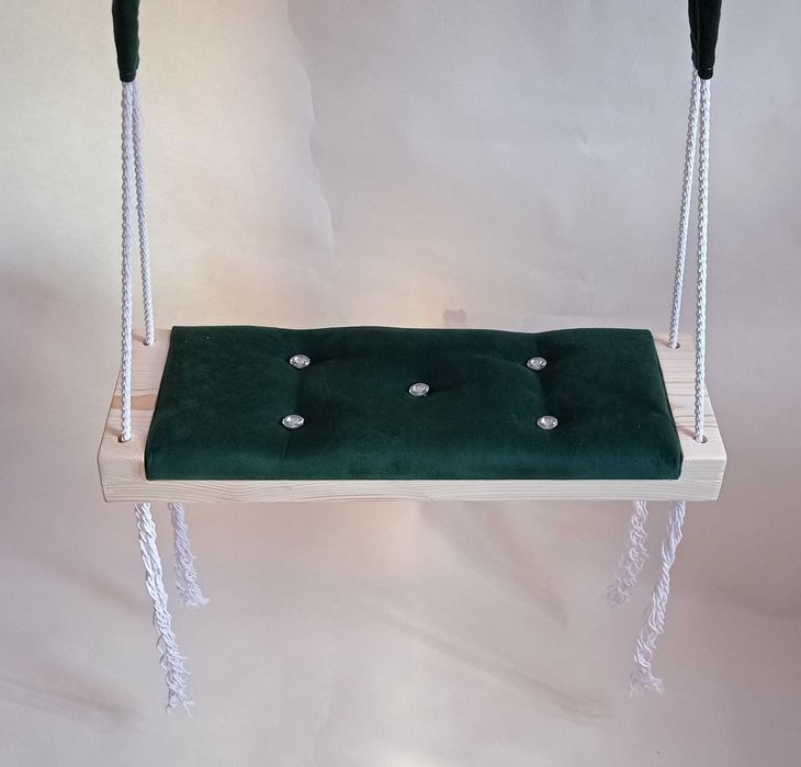 Huśtawka dla dzieci i dorosłych siedzisko tapicerowana