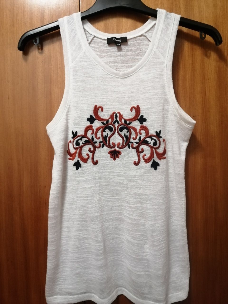 Blusa branca Tam 38