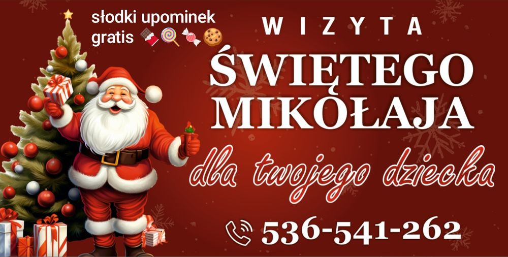 Odwiedziny Mikołaja 1-31 Grudnia