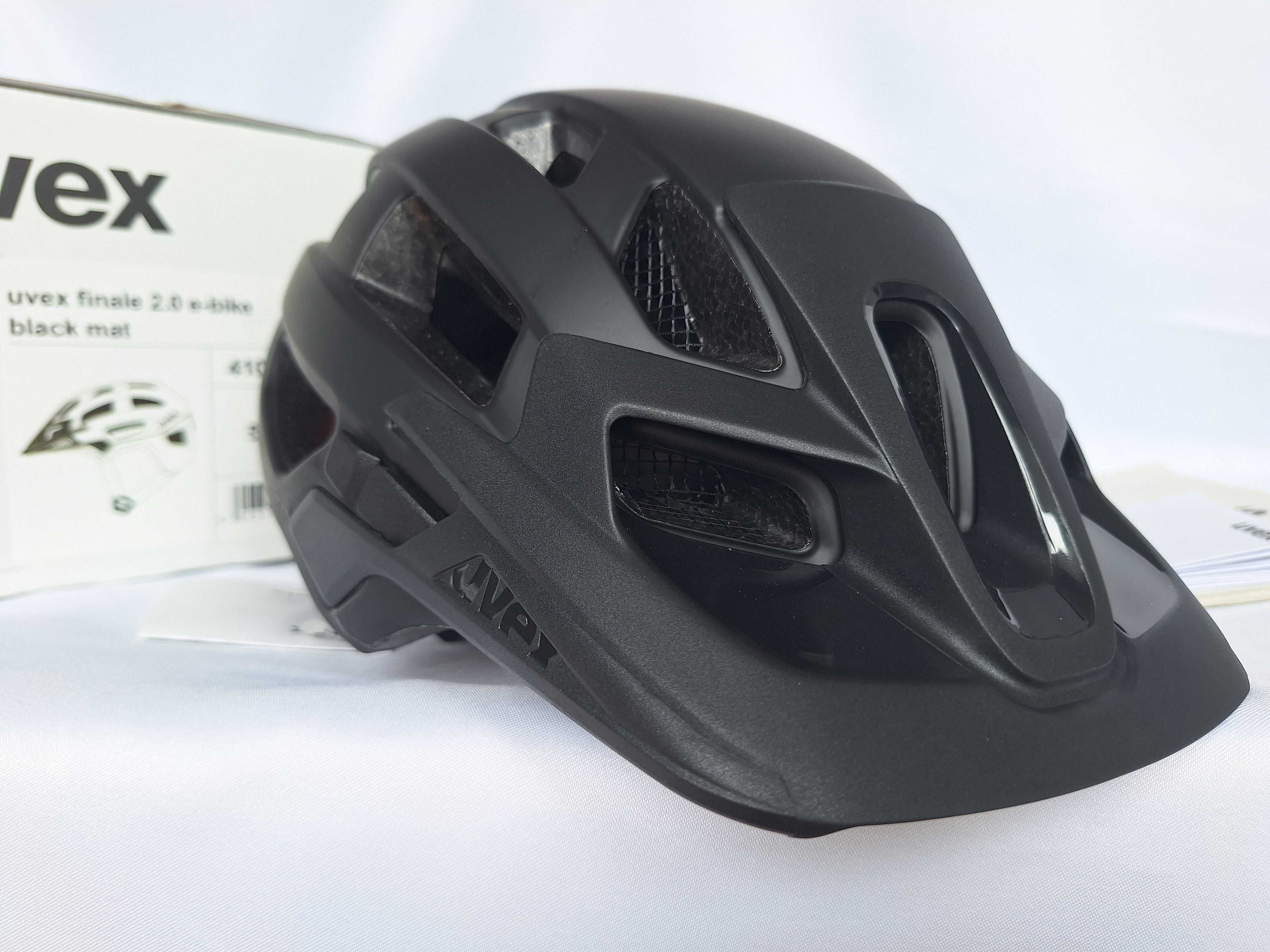 Kask rowerowy Uvex Finale 2.0 E-Bike Black Mat M 52-57cm LED