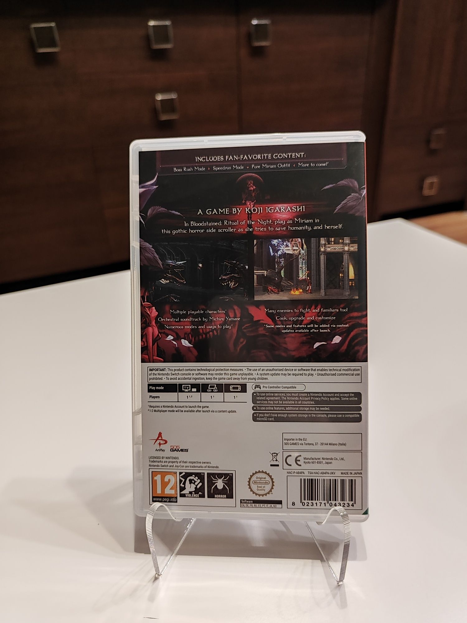 Bloodstained Ritual of The night Nintendo Switch