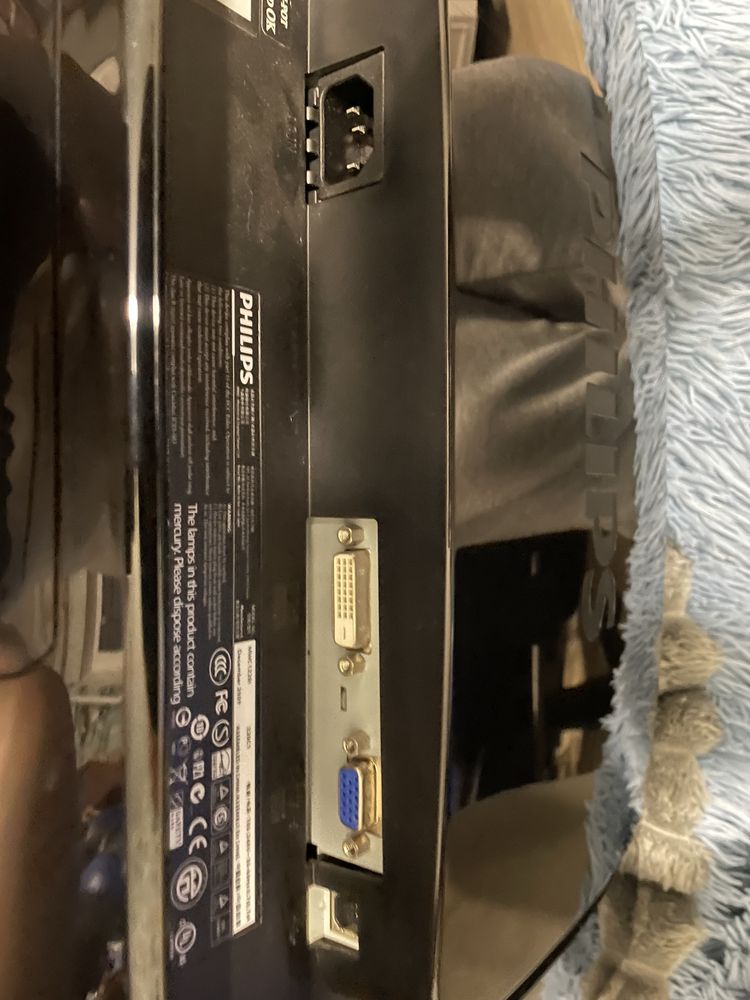 Монитор Philips «220C1SB», 22 дюйма, черный