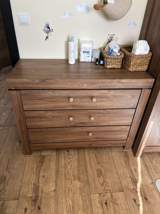 Zestaw mebli BRW Gent szafa komoda regal