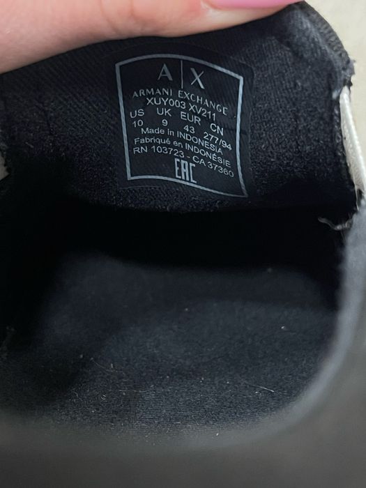 Кеди Armani Exchange