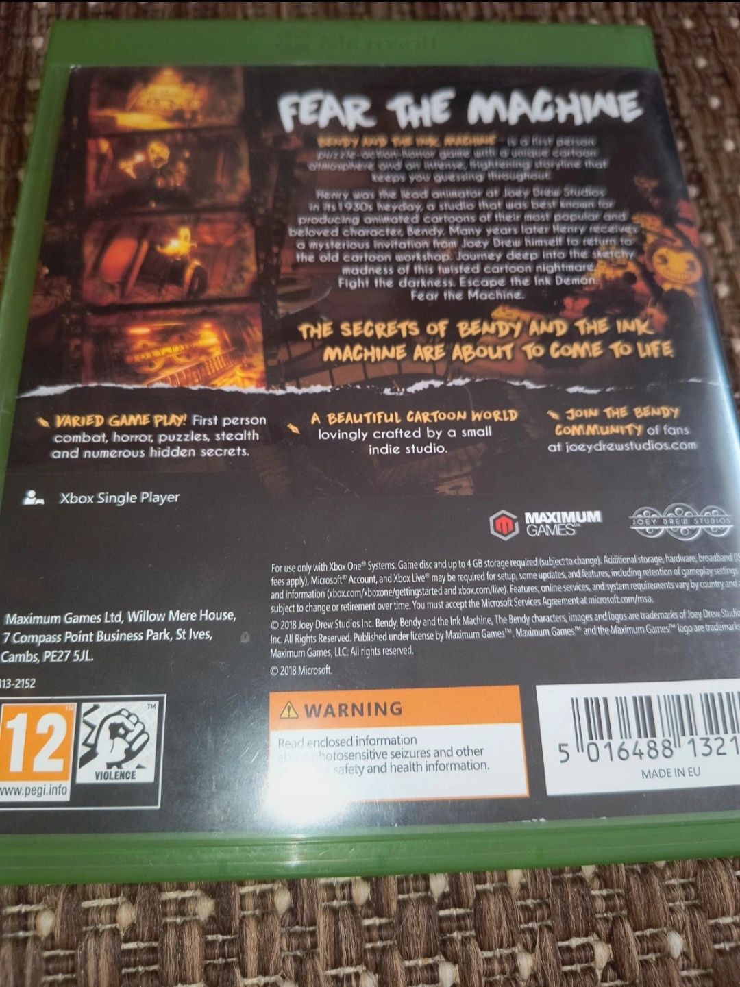 Gra  ,,Bedy and The Ink Machine" | XBOX ONE