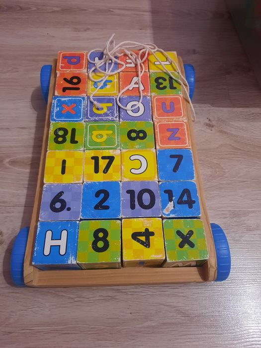 Klocki + wózek na klocki