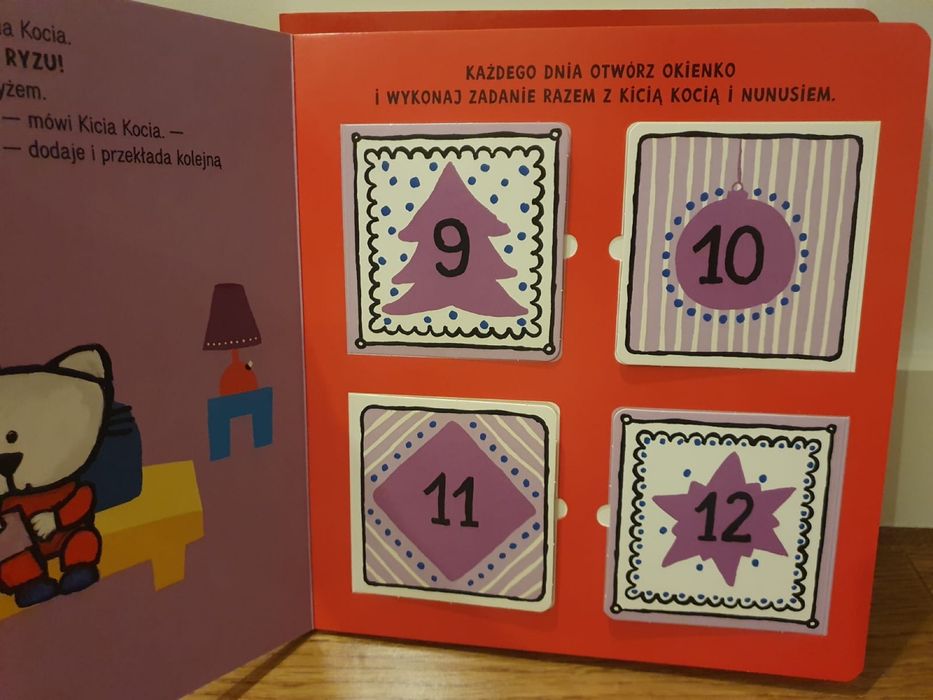 Kicia Kocia zestaw świateczny Nowe Czekamy na świeta, Idą święta