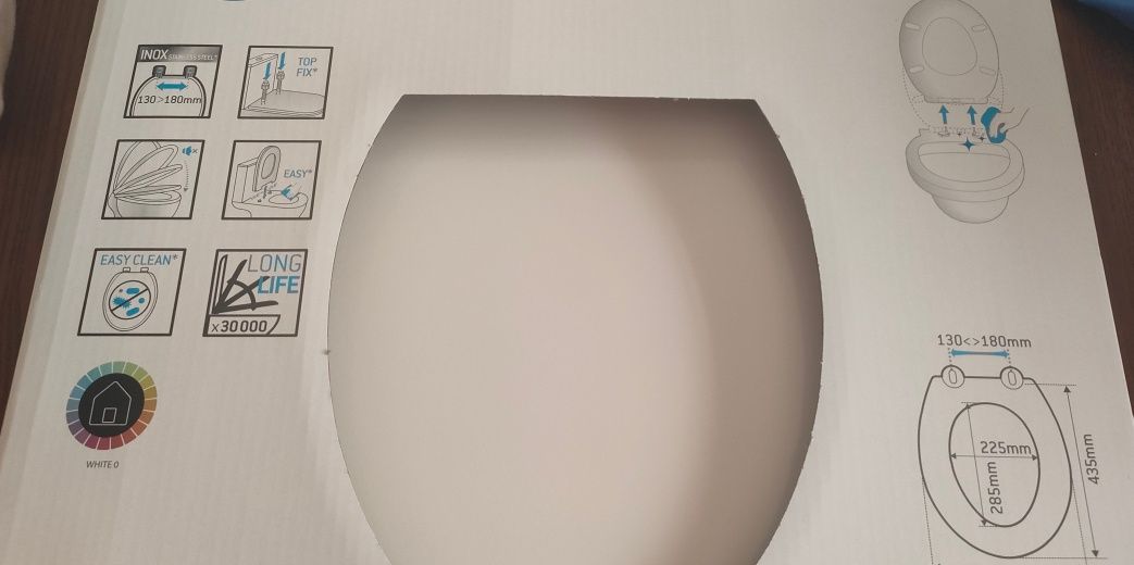 Tampo sanitário novo