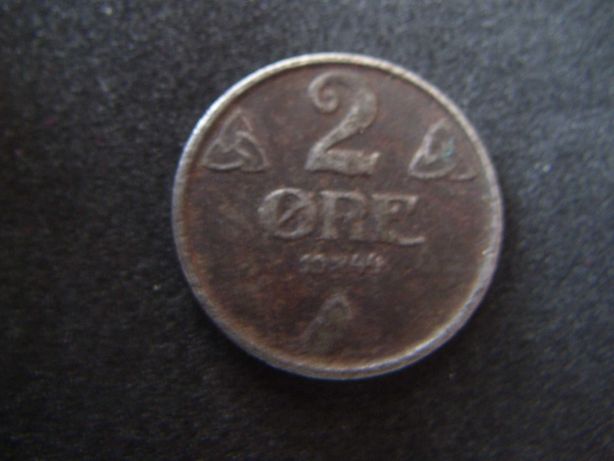 Stare monety 2 ore 1944 Norwegia