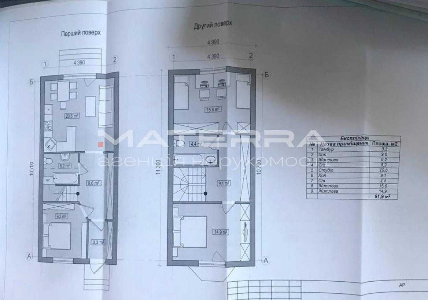 Білогородка ЖК Амстердам продаж таунхауса 92 м2