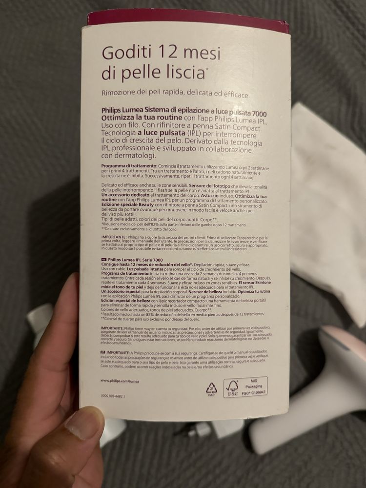 Maquina para depilçao a lase