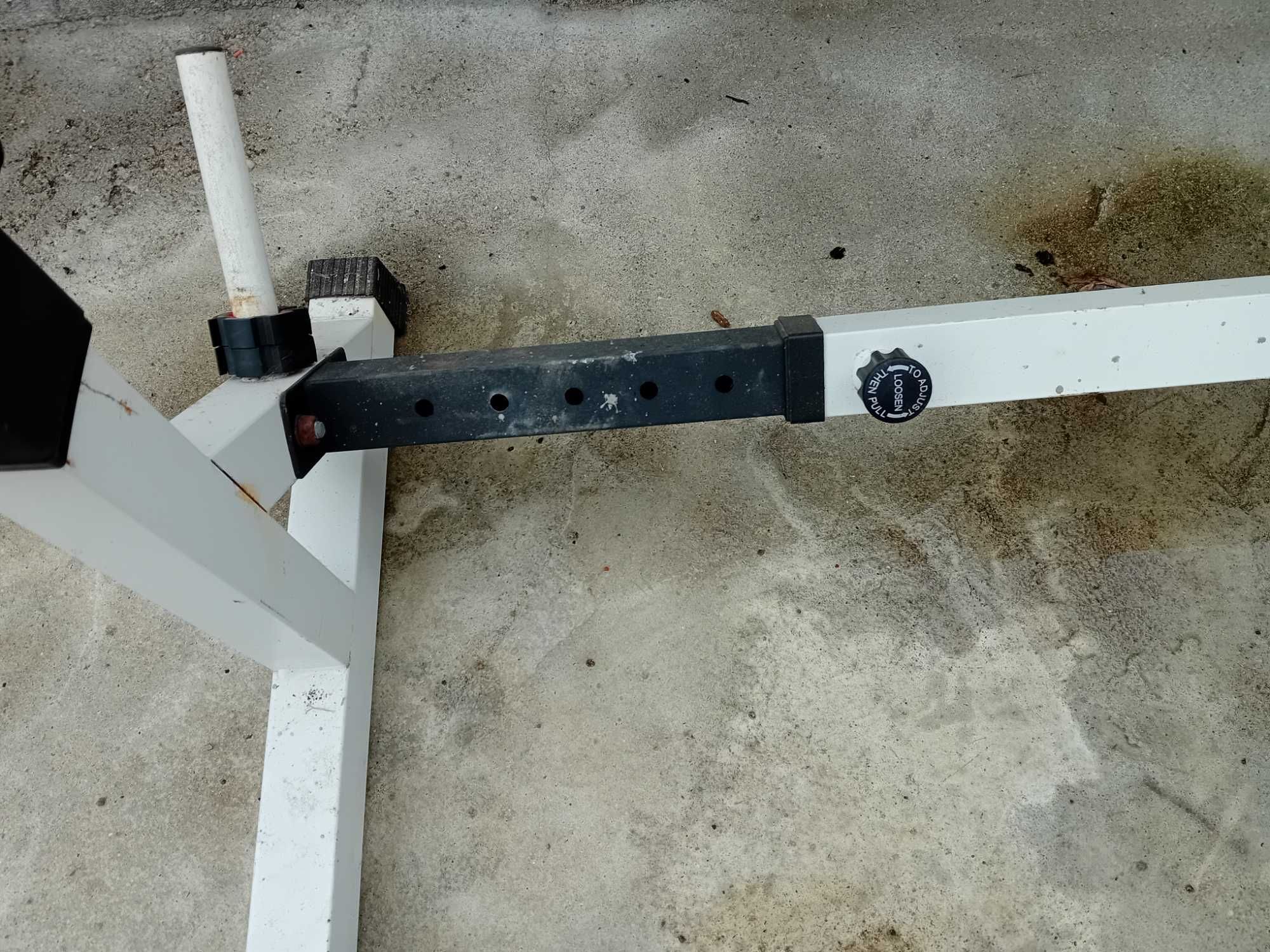 Rack musculação regulável