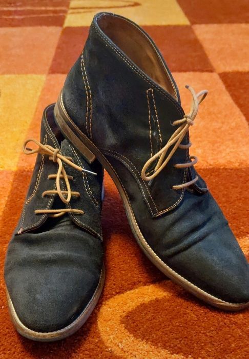 Buty męskie zamsz, skóra Tommy Hilfiger rozm. 45