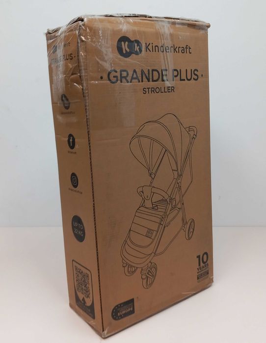 Kinderkraft GRANDE PLUS Wózek spacerowy spacerówka szary B375
