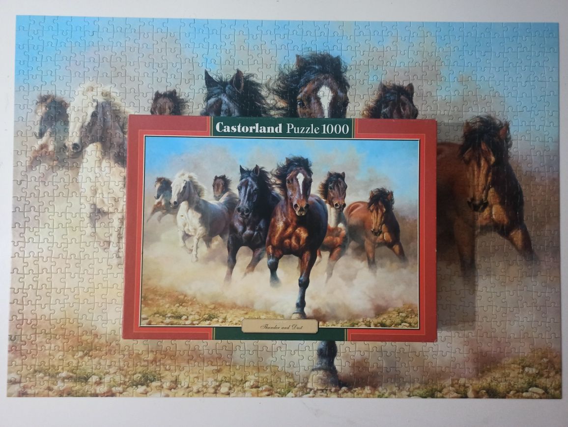 Puzzle Castorland Thunder and Dust zielona seria