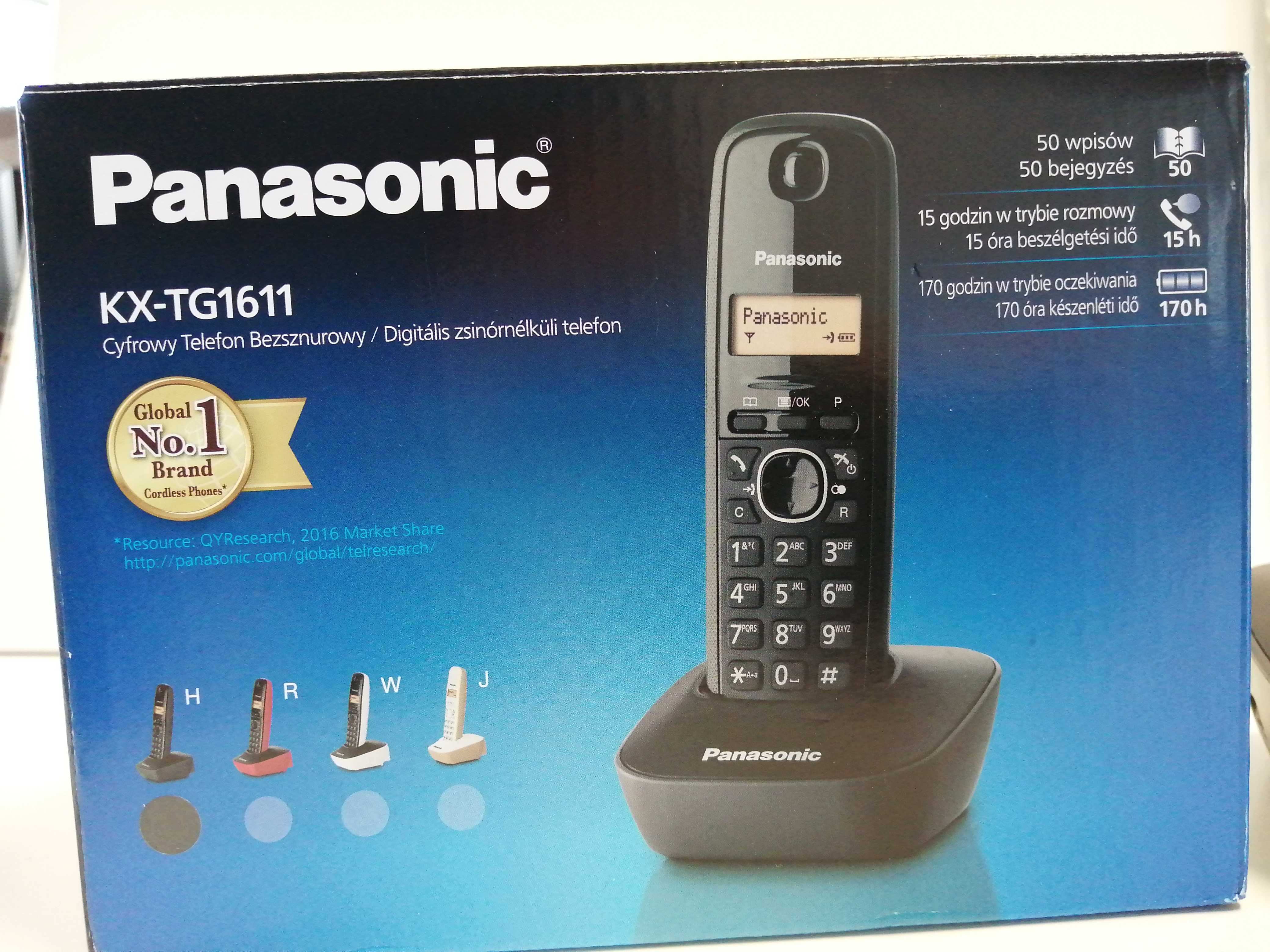 Cyfrowy Telefon Bezsznurowy PANASONIC KX-TG1611