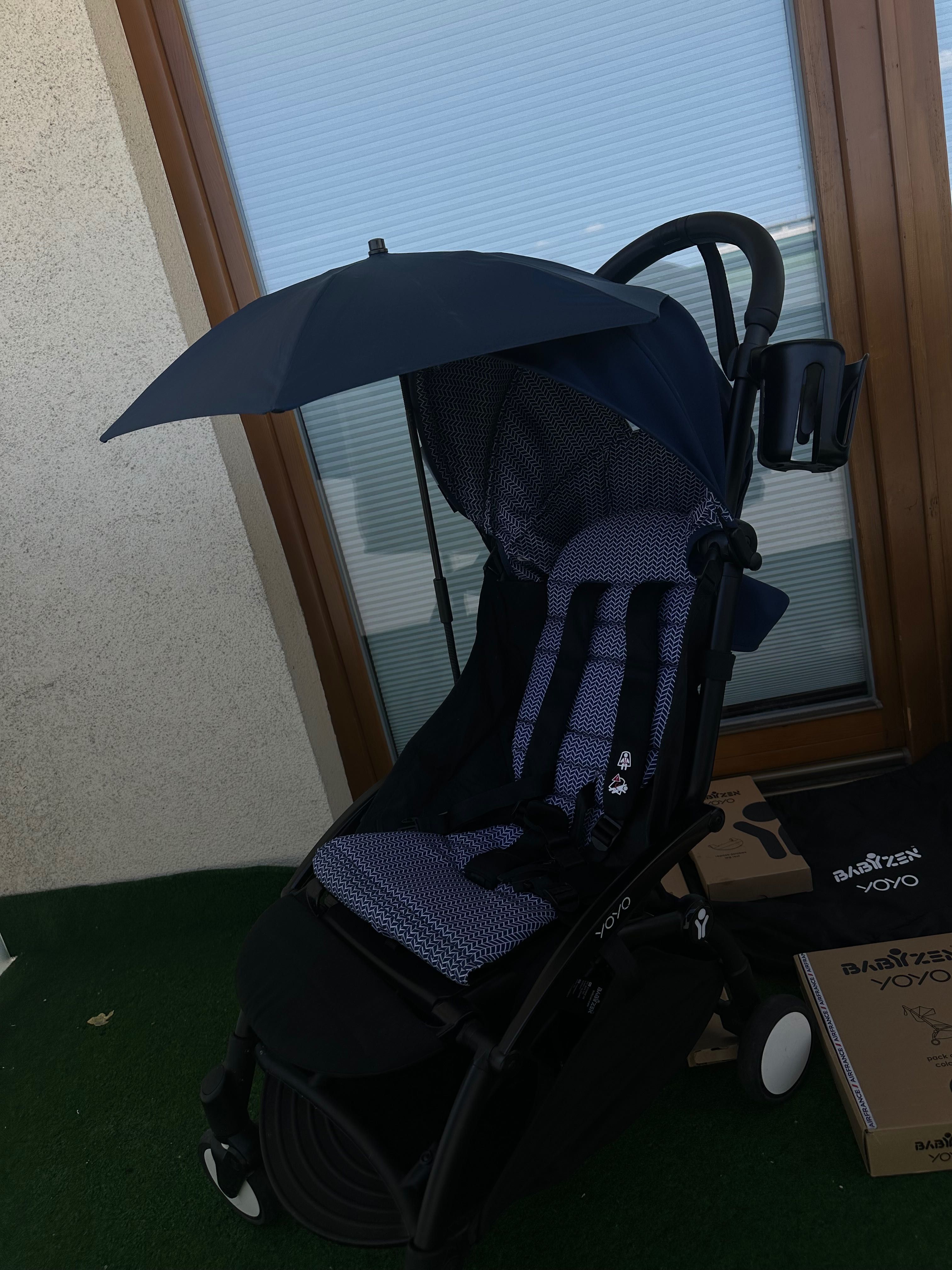 BABYZEN YOYO, wózek dziecięcy, zestaw 2w1 + parasolka+uchwyt na kubek