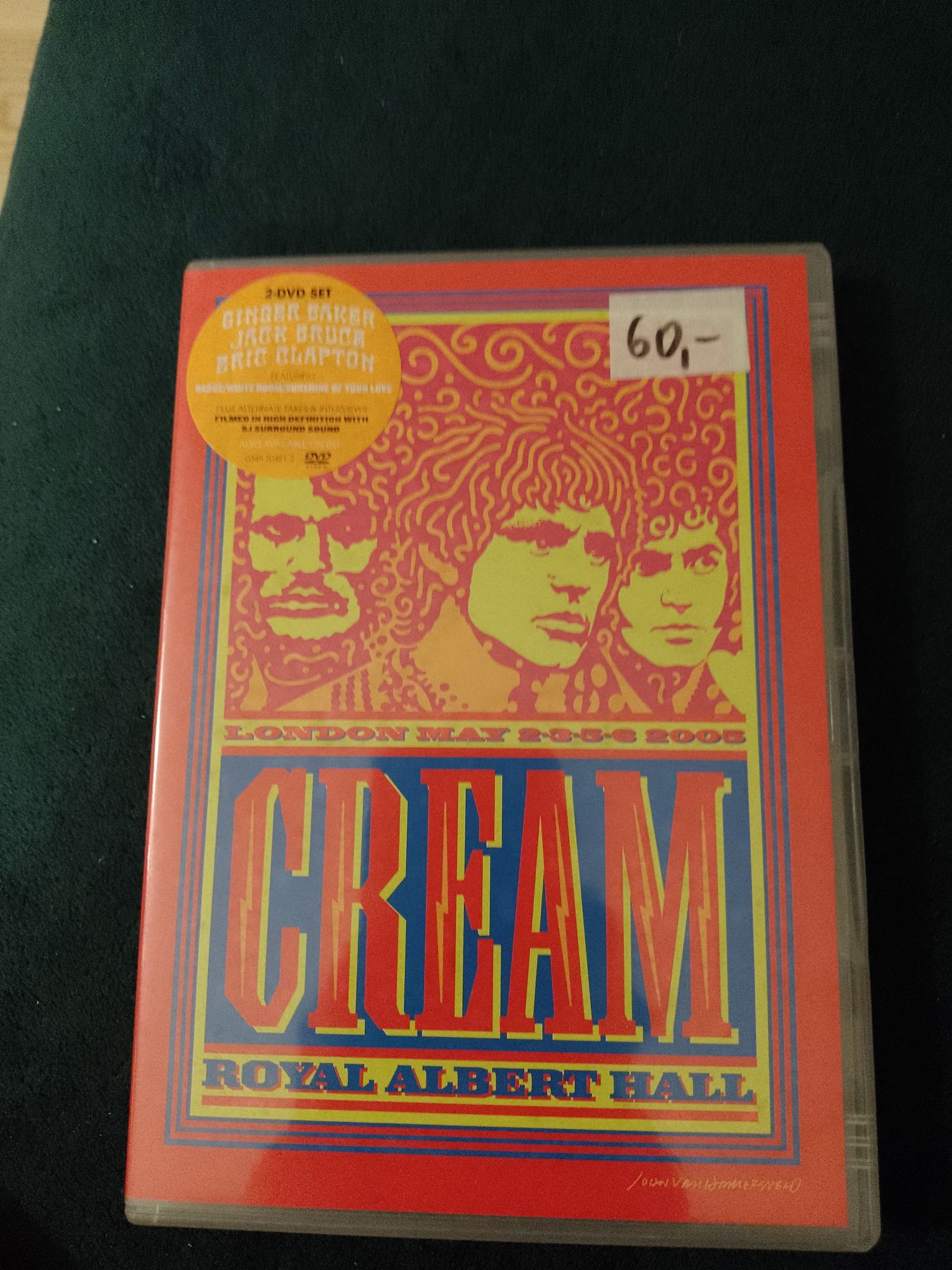 Cream Total Albert Hall dvd