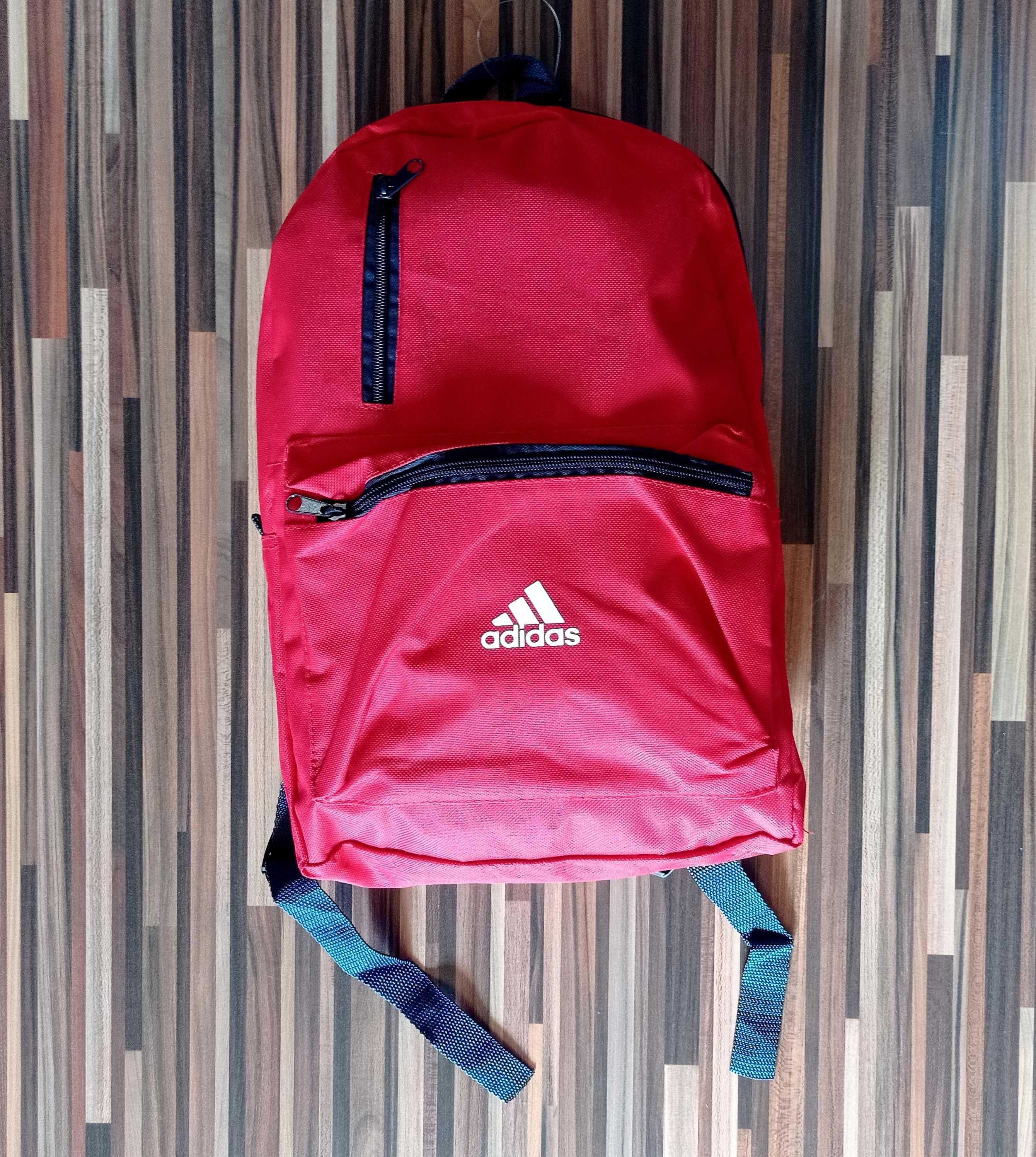 adidas plecak nowy mieści A4 czerwony