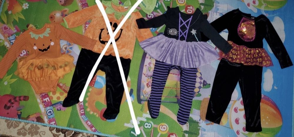 Костюм карнавальний на хелоуин, 1/2.5 рочки Halloween костюмчик