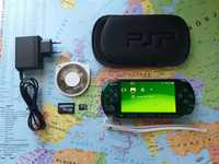 Konsola Sony psp 3000 (3004) slim Spirited Green 16gb stan BDB