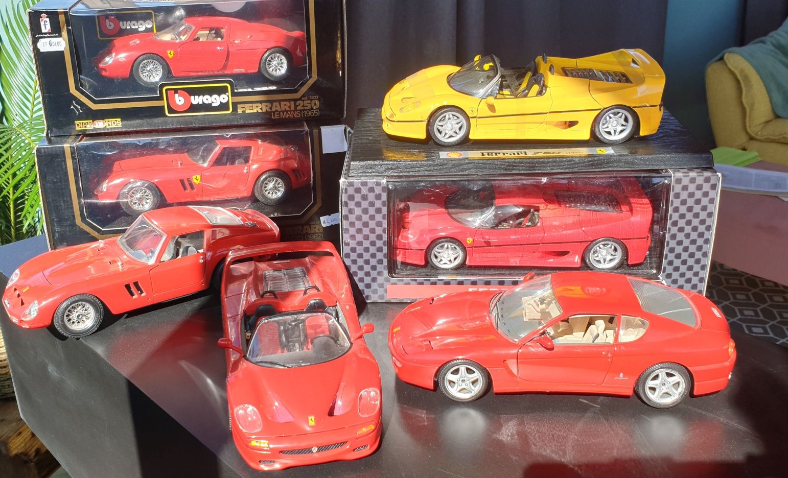 Ferrari 250 le mans e GTO + F40 ...1/18