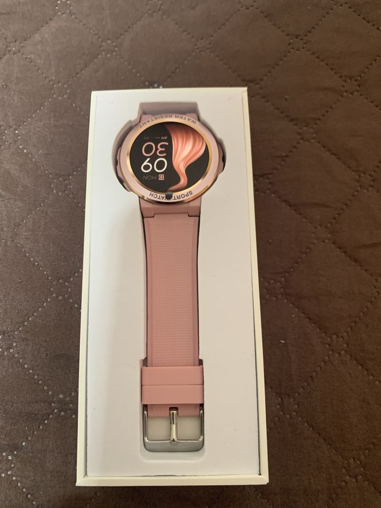 Smartwatch MELANDA Sportowy zegarek damski kolor różowy