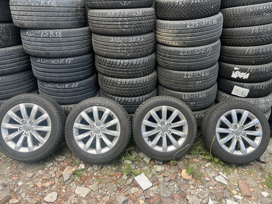 Felgi aluminiowe 4szt.5-112 R16 VW, Seat, Skoda, Audi jak nowe 1200 zl