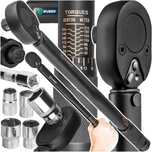 Klucz Dynamometryczny 1/2" 28-210nm Crmo W Etui +4 Nasadki 14,17,19,24