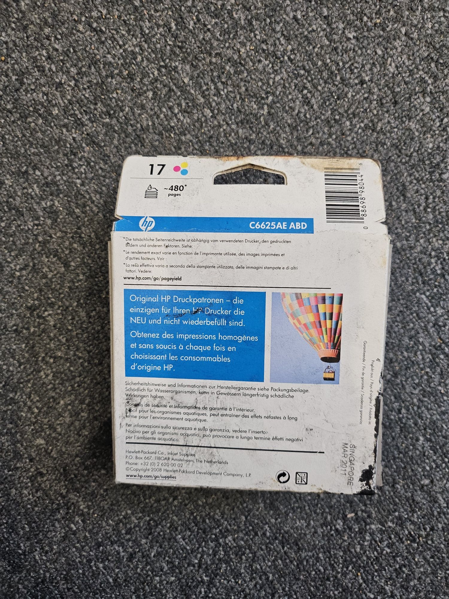 Tusz HP 17 , 3 kolory