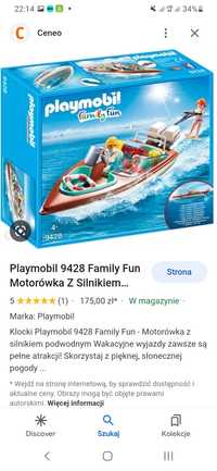 Playmobil 9428 łódź motorówka