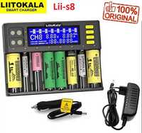 Оригинал Зарядное устройство LiitoKala Lii-S8 18650 21700 AA AAA Крона