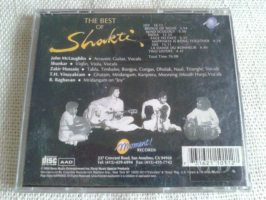 Shakti - The Best Of Shakti CD