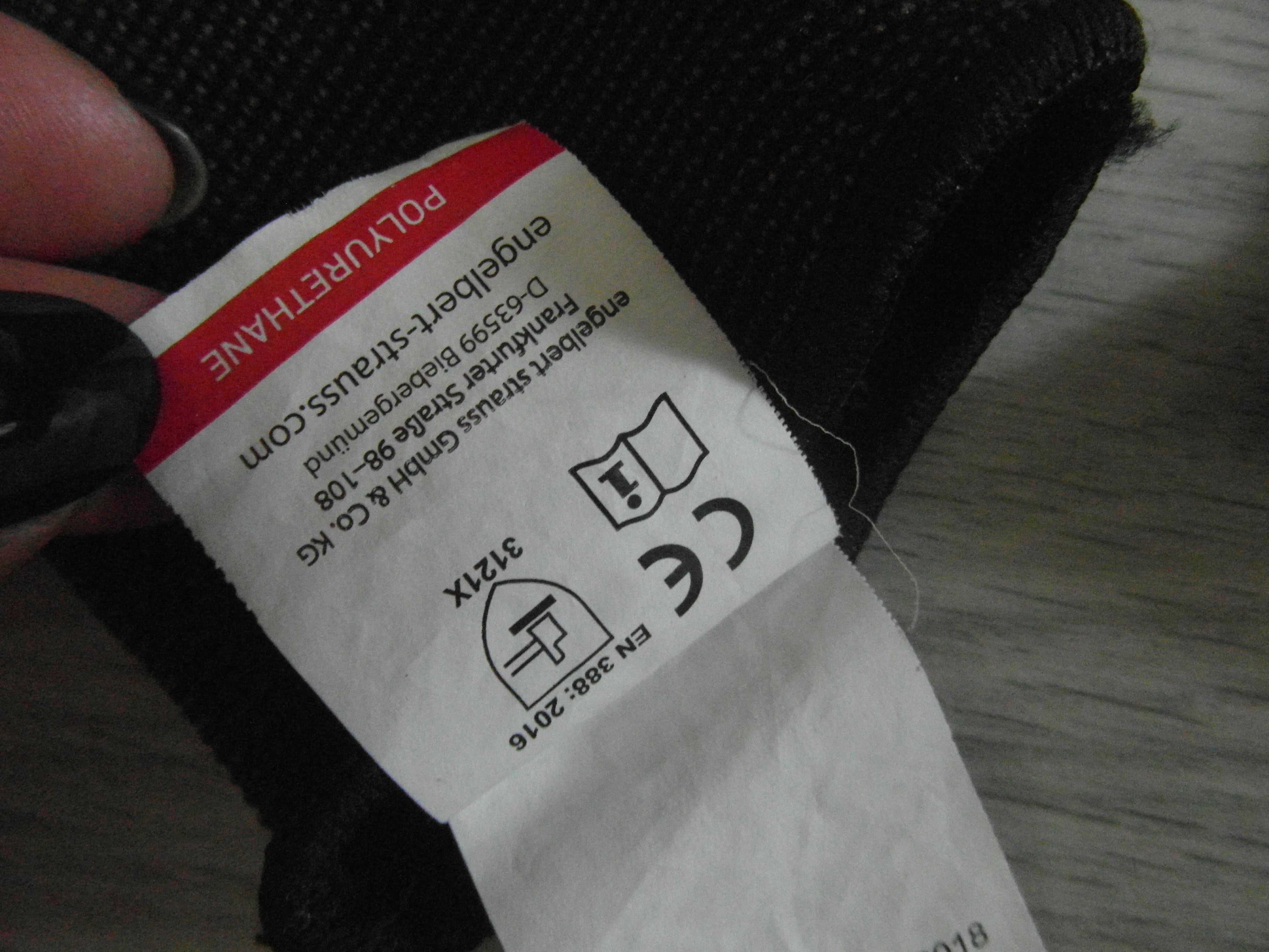 Engelbert Strauss Męskie Rękawiczki Ochronne Cienkie Montażowe Size 9