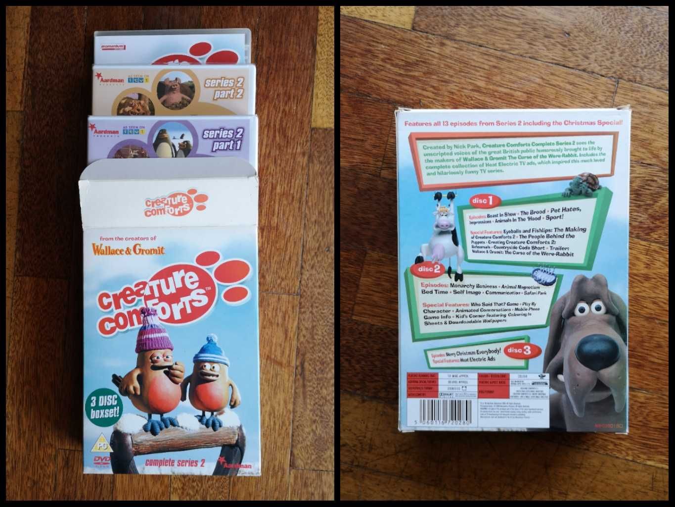 Box Set Creature Comforts - 3 DVDs Selados