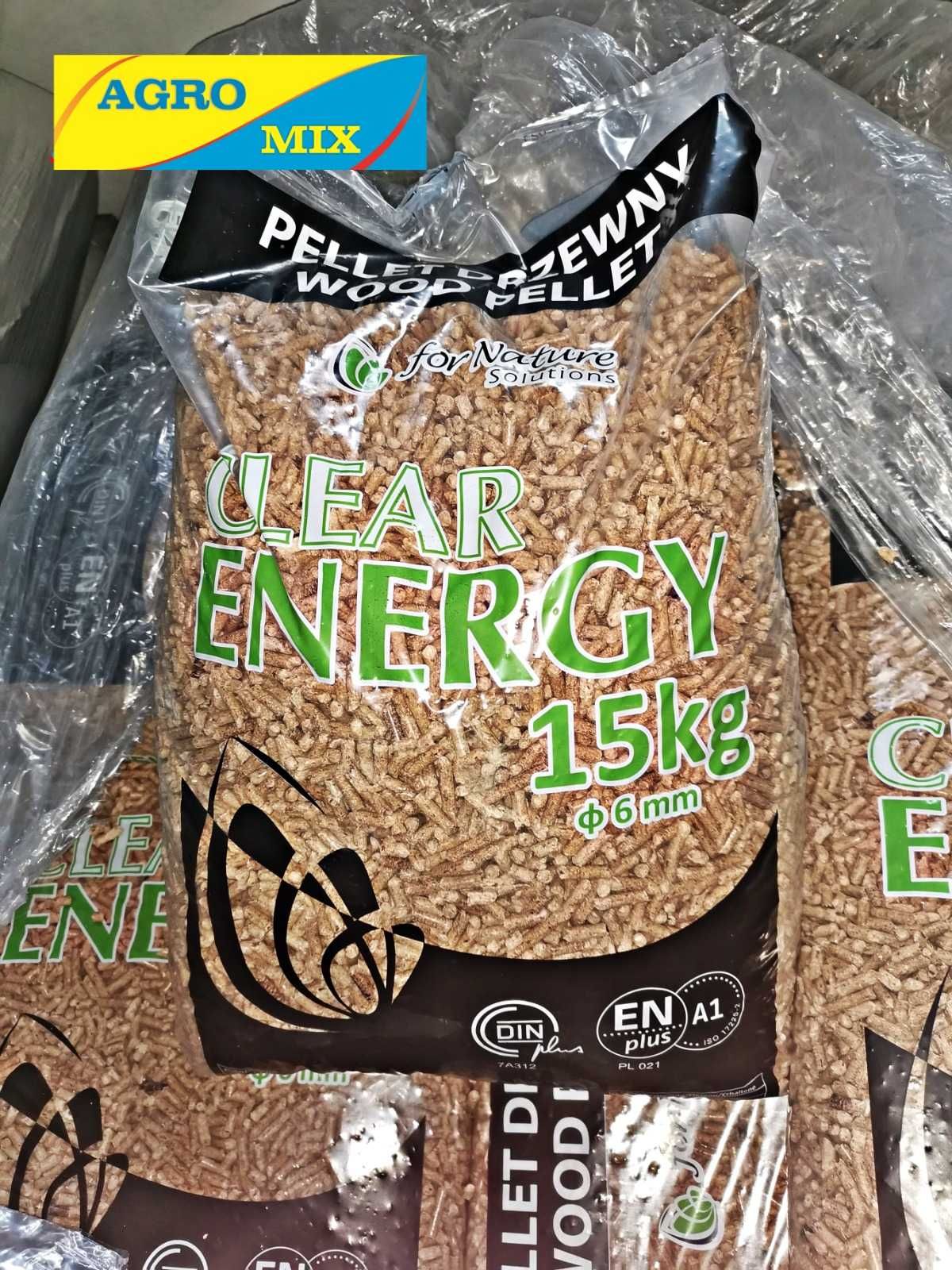 Pellet pelet drzewny Clear Energy CERTYFIKAT JAKOŚĆ!!