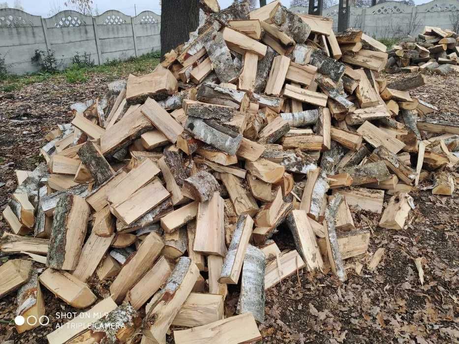 Drewno opałowe sosna świerk do pieca kominkowe drzewo opał CO