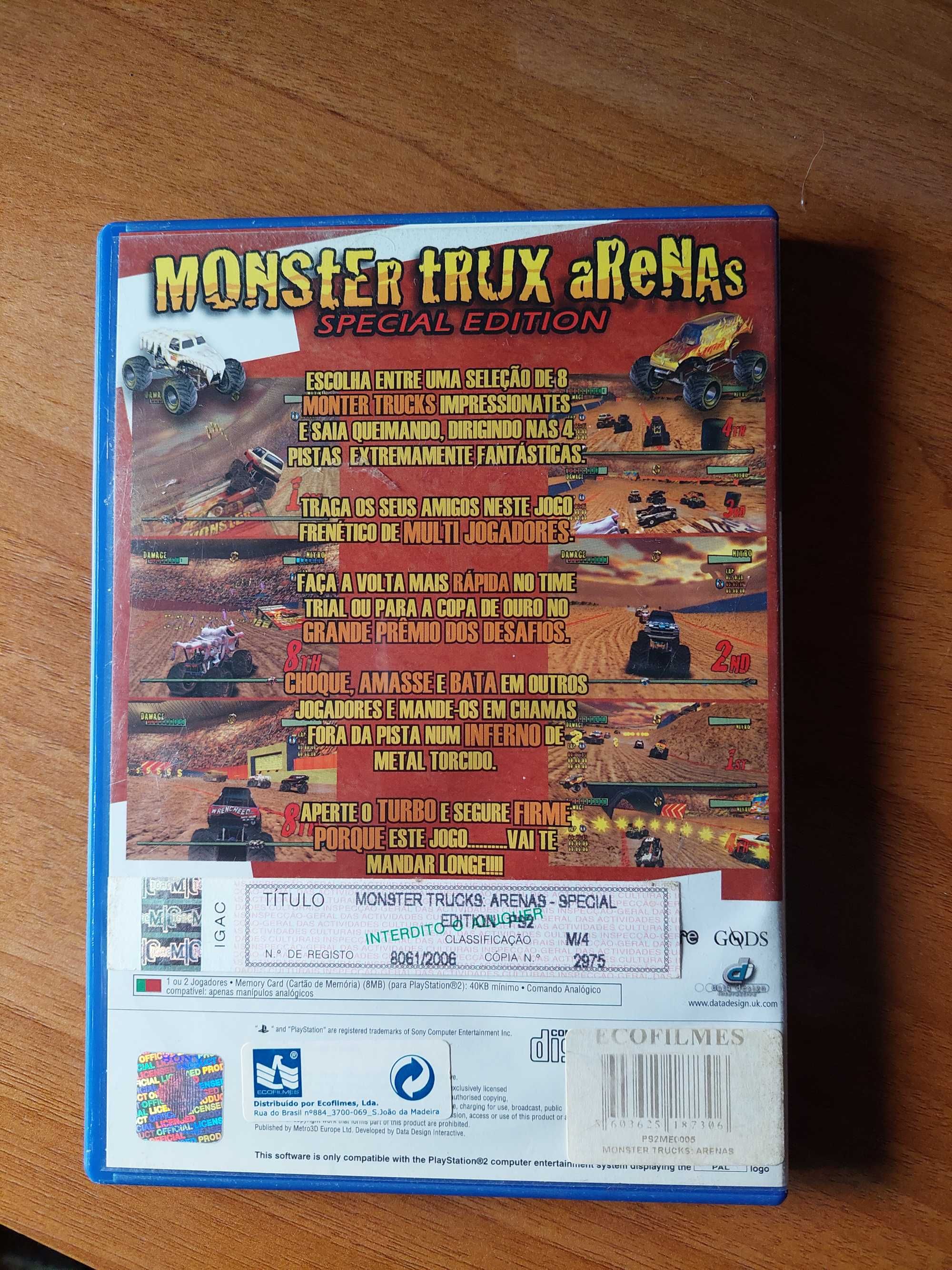 Monster Trux Arenas Playstation2