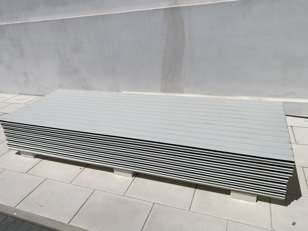 Painel sandwish - 8 placas - 3x1m - painel fachada